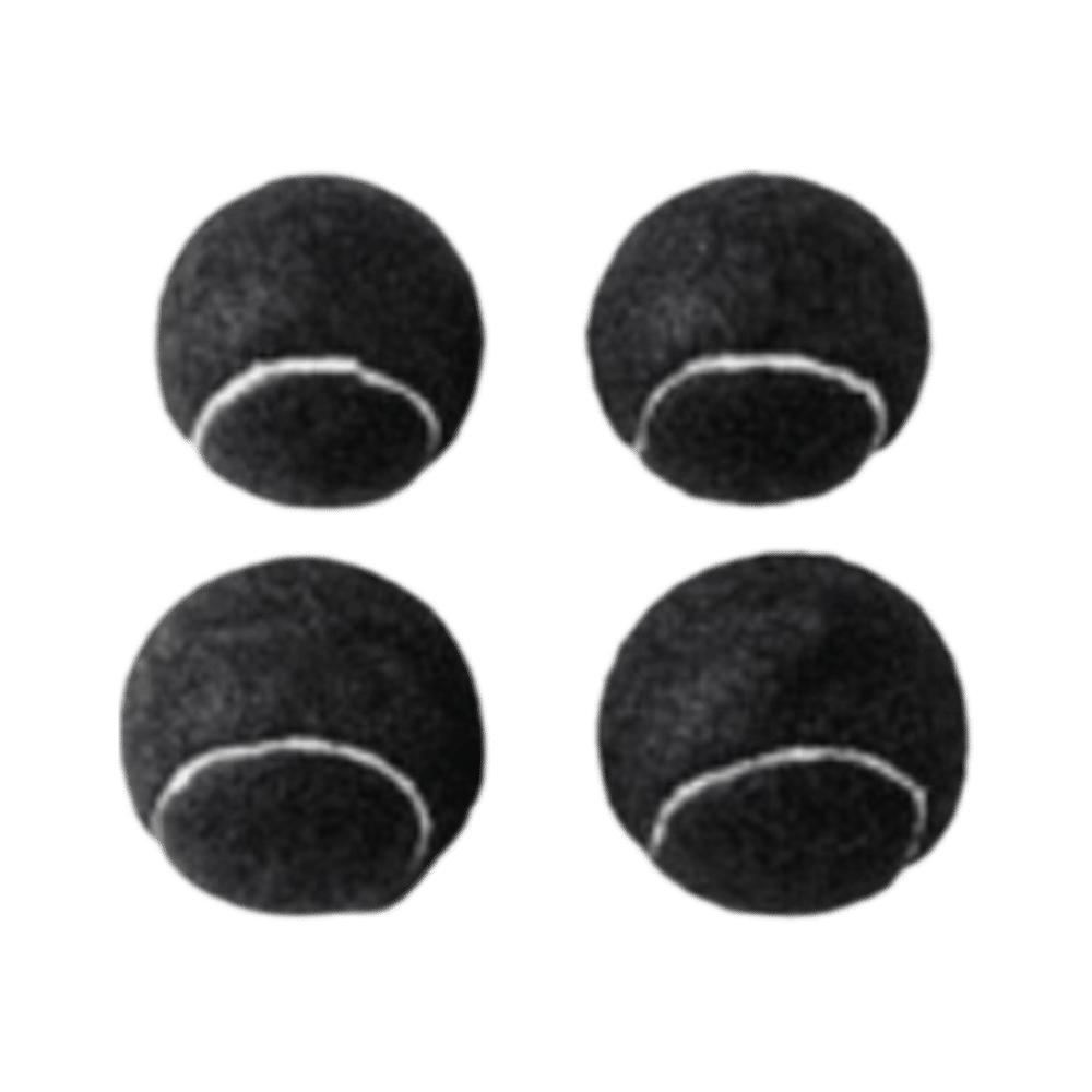 4 шт. Легкая установка Чехлы для столов и стульев Бесшумные Подставки под ножки столов и стульев Защита для столов чёрный